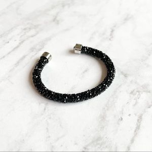 Swarovski Black Stardust Cuff Bracelet